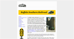 Desktop Screenshot of buffalosouthernrr.com