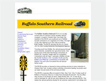 Tablet Screenshot of buffalosouthernrr.com